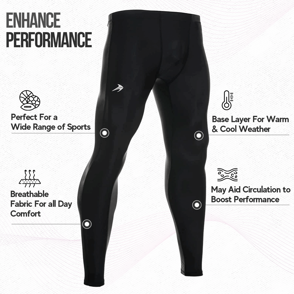Big mens compression deals pants
