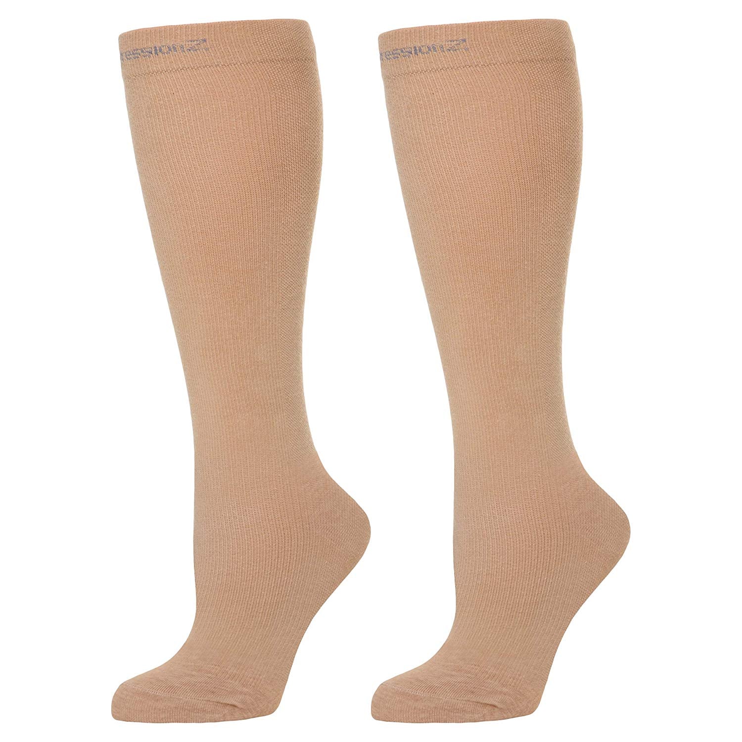 Compression Socks (20-30 mmHg) - Nude