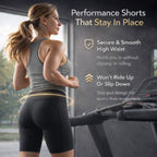 Women's Biker Shorts W/ Pockets - 7" Black