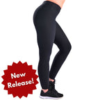 Women's compression Ribbed leggings for faster recovery, superior muscle support, and improved circulation. Wicking, breathable, anti-itch material.