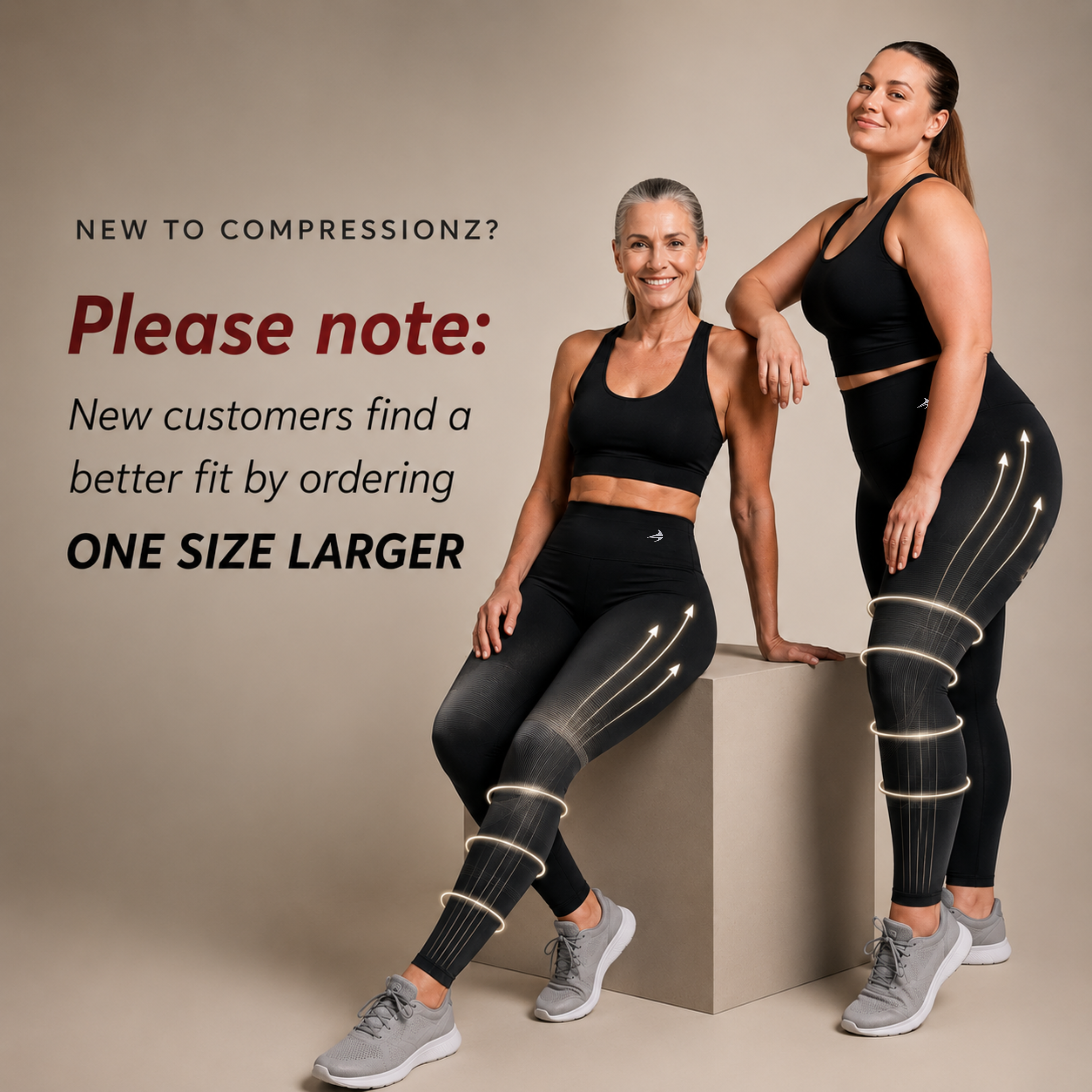 Women's Compression Leggings - Navy