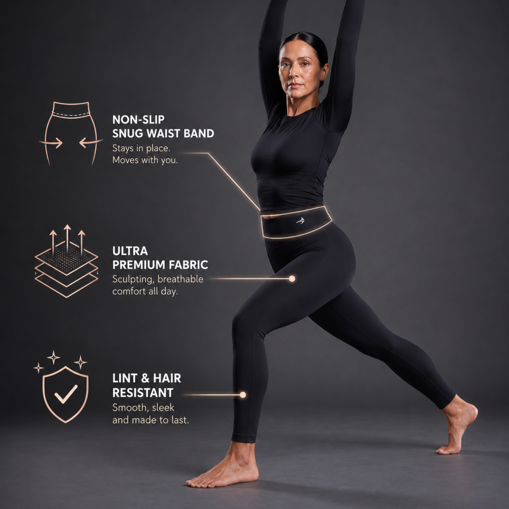 Women's Compression Leggings - Navy