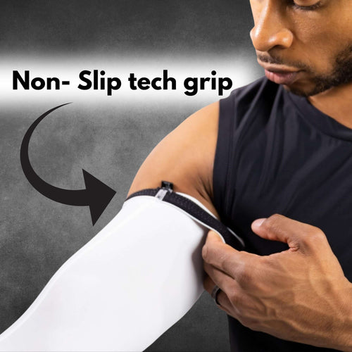 CompressionZ Compression Arm Sleeves, 50+ UV Sun Protection, Pain Relief and Muscle Support, Breathable and Lightweight Design.