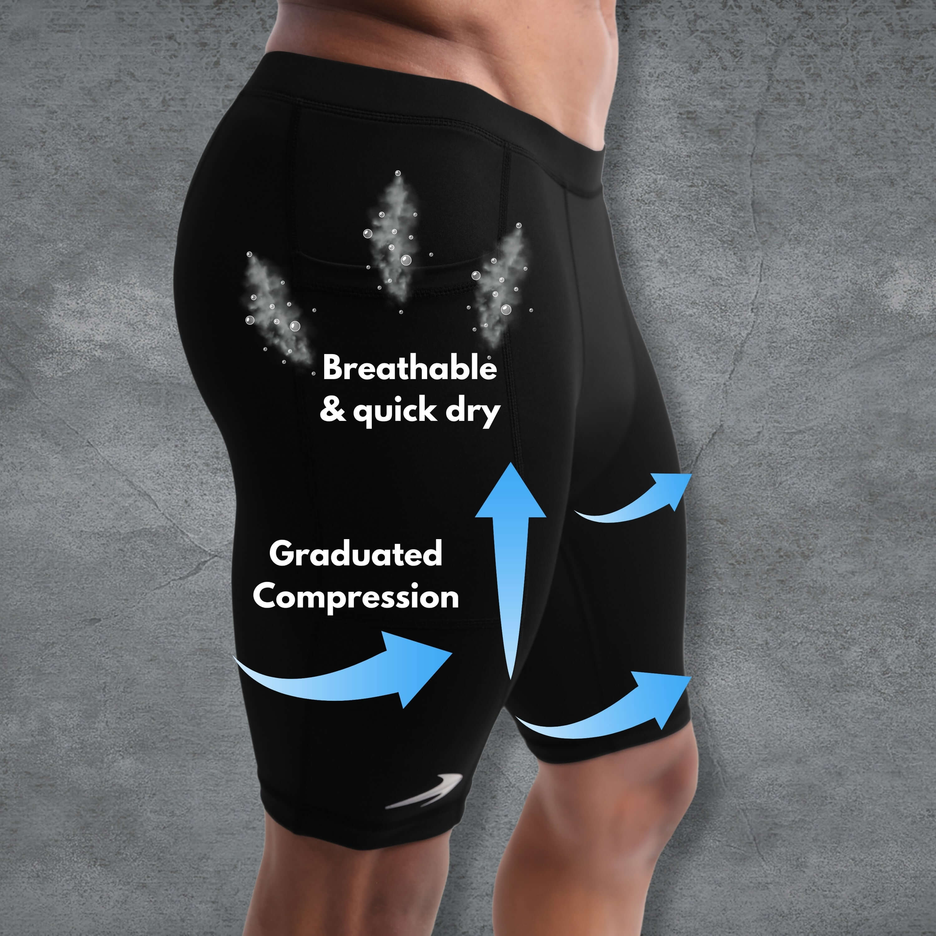 Compression Shorts Men for Biking, Running, Versatile Base Layer, Breathable 4-Way Stretch, Engineered for Athletes, Superior Quality & Fit