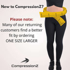 Women's compression Ribbed leggings for faster recovery, superior muscle support, and improved circulation. Wicking, breathable, anti-itch material.