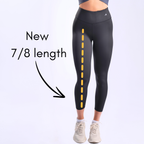 Women's Compression 7/8 Leggings - Black W/  Pockets