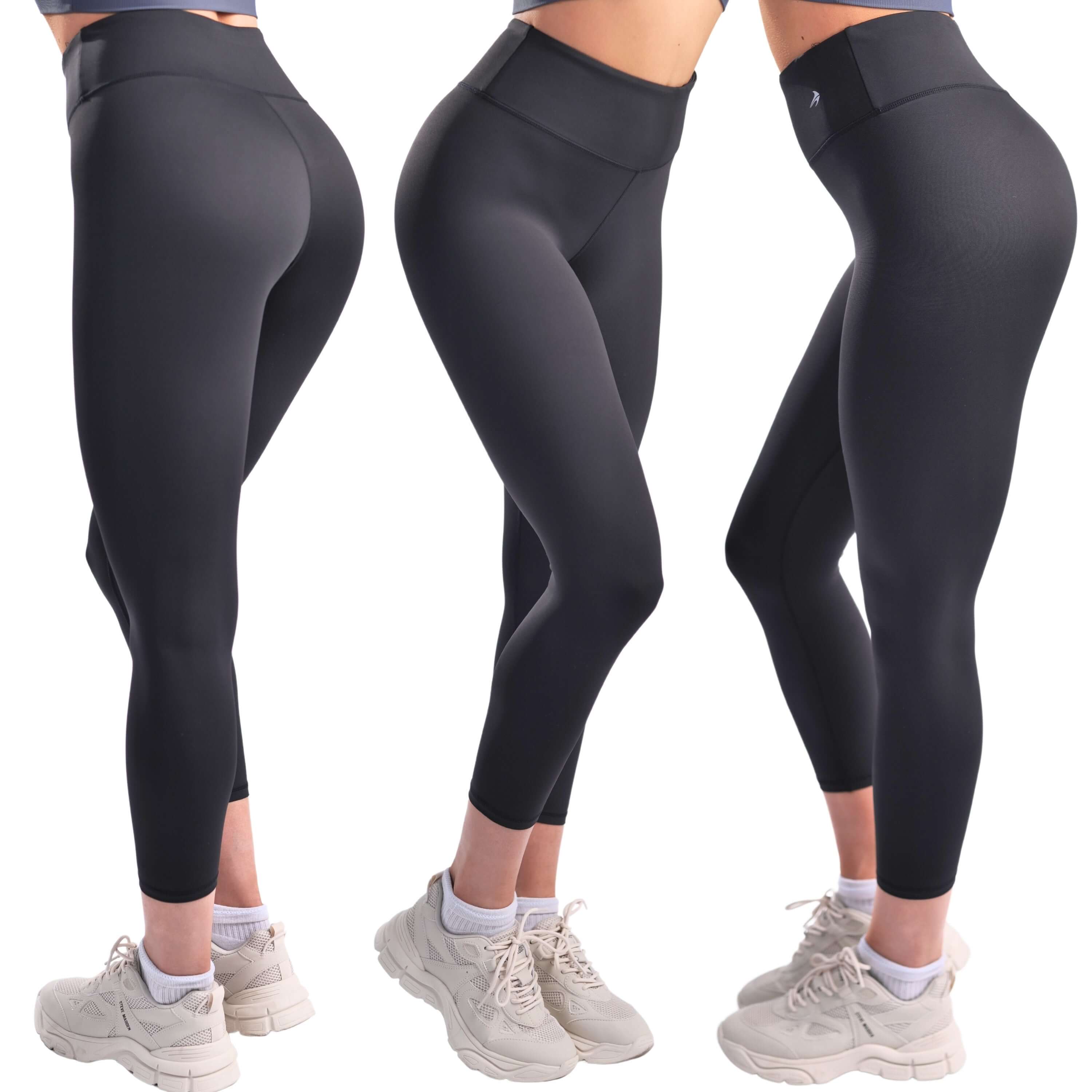 Women's compression 7/8 leggings for faster recovery, superior muscle support, and improved circulation. Wicking, breathable, anti-itch material.