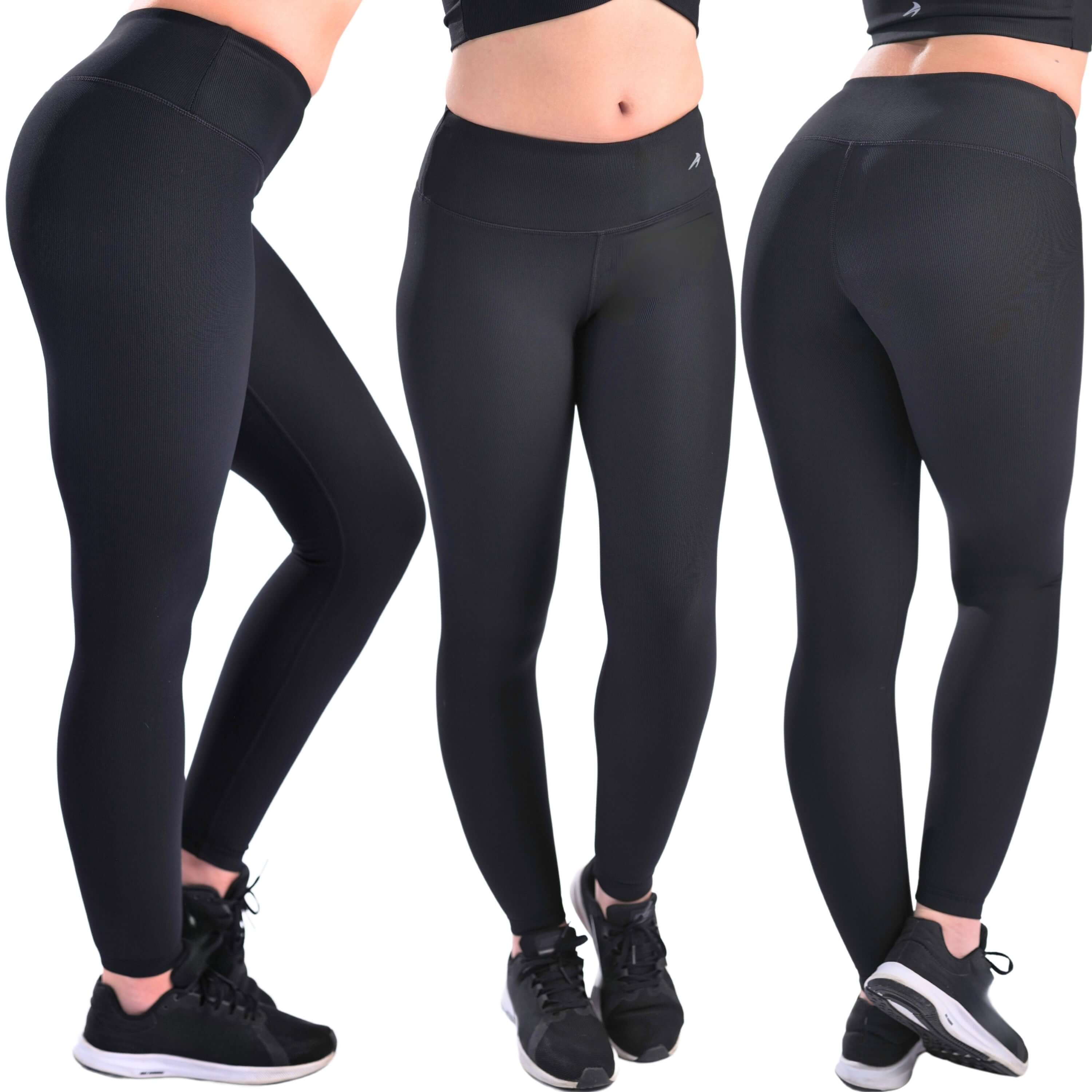Women's compression Ribbed leggings for faster recovery, superior muscle support, and improved circulation. Wicking, breathable, anti-itch material.