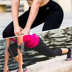 Women's Compression Capris W/ Pockets - Heather Gray