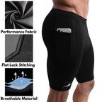 Compression Shorts Men for Biking, Running, Versatile Base Layer, Breathable 4-Way Stretch, Engineered for Athletes, Superior Quality & Fit