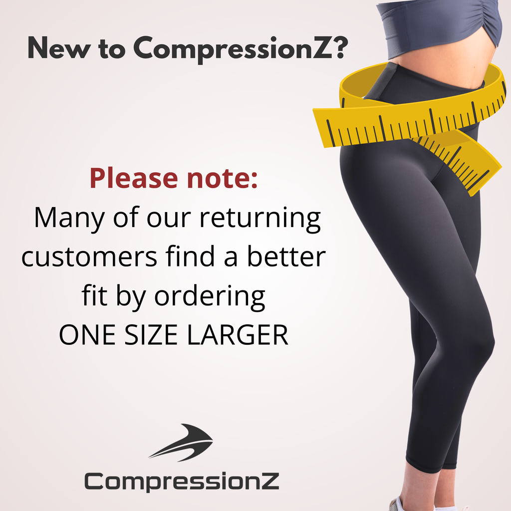 Women's Compression 7/8 Leggings - Black W/  Pockets