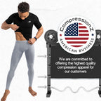 Compression Pants Men for Workout, Sports, High-Performance Support, Optimal Base Layer, Breathable Fabric, Athlete Approved, Superior Quality