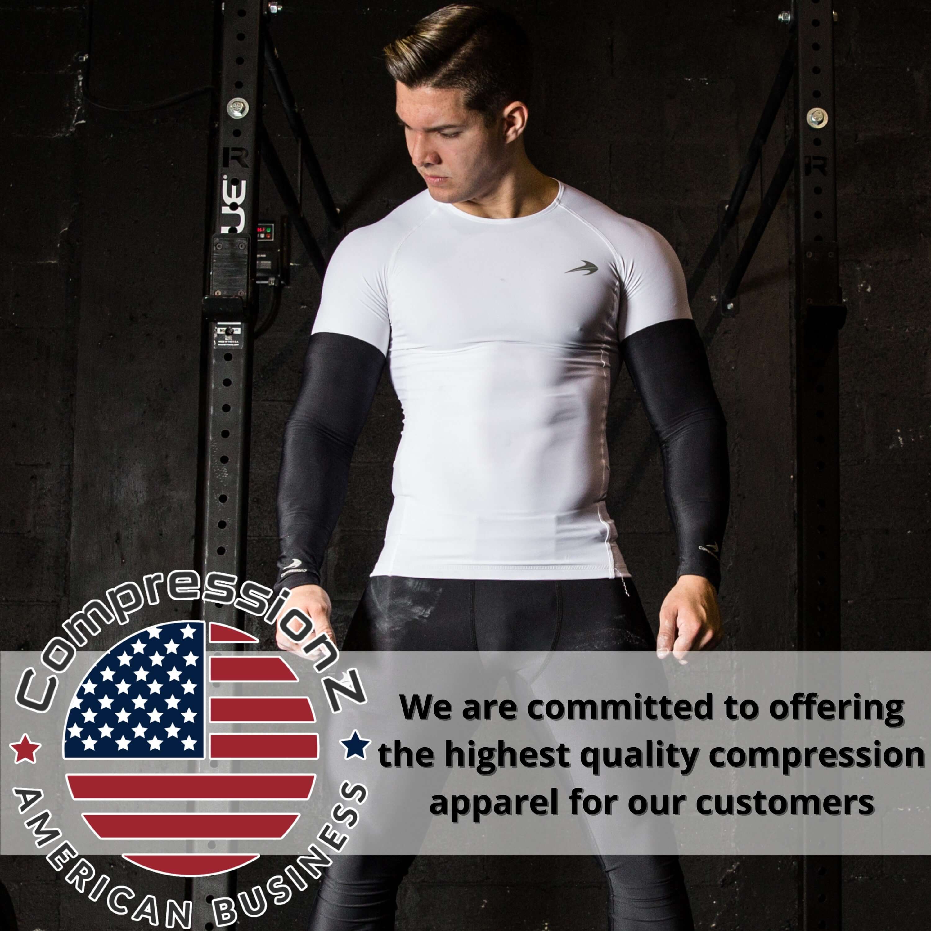 Arm Sleeves (2 Sleeves) - Black – CompressionZ