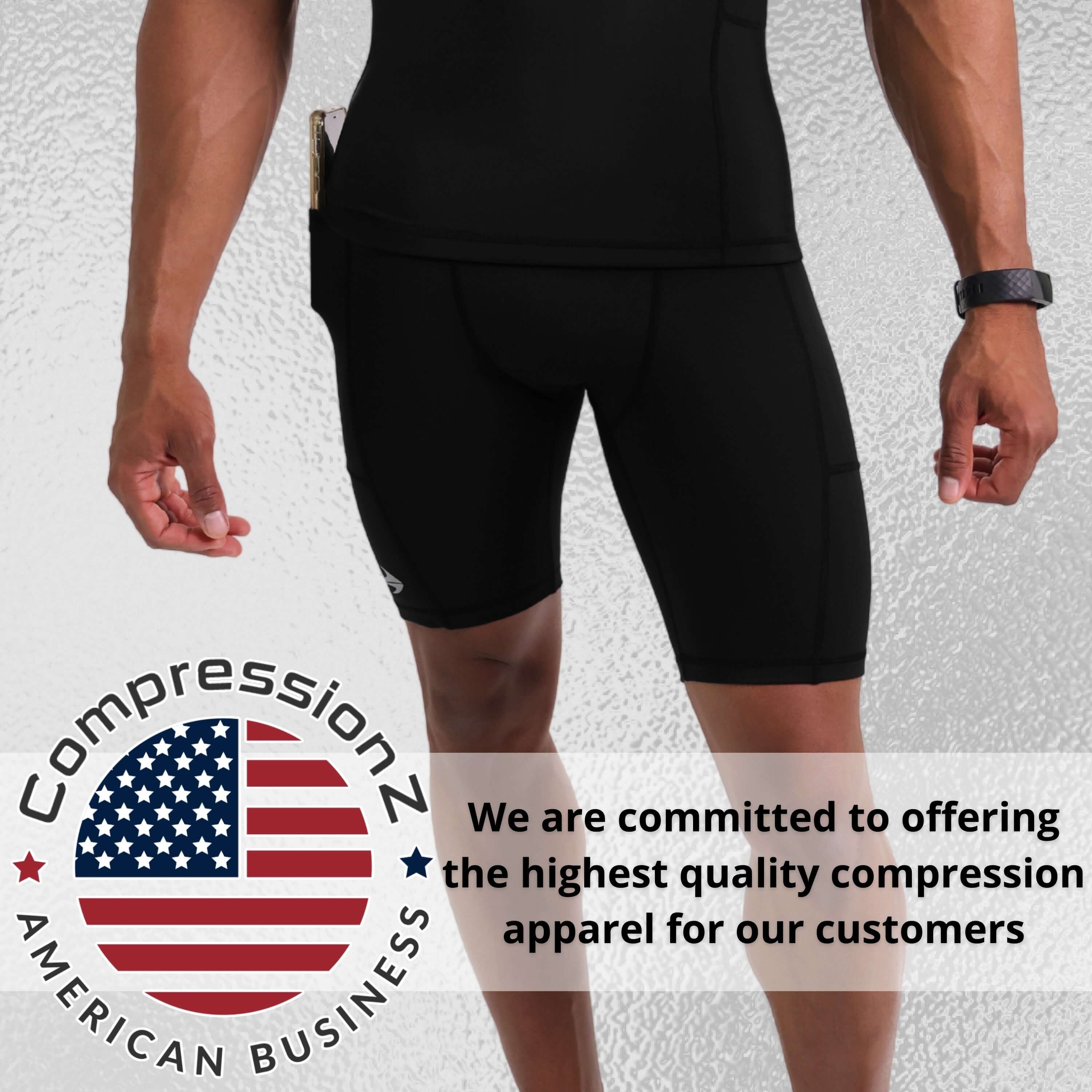 Compression Shorts Men for Biking, Running, Versatile Base Layer, Breathable 4-Way Stretch, Engineered for Athletes, Superior Quality & Fit
