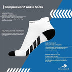 Compression Ankle Socks 3-Pack