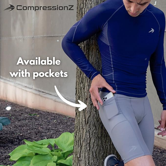 Men's 9" Original Compression Shorts W/ Pockets
