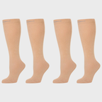 Compression Socks (20-30 mmHg) - Nude 2 Pack