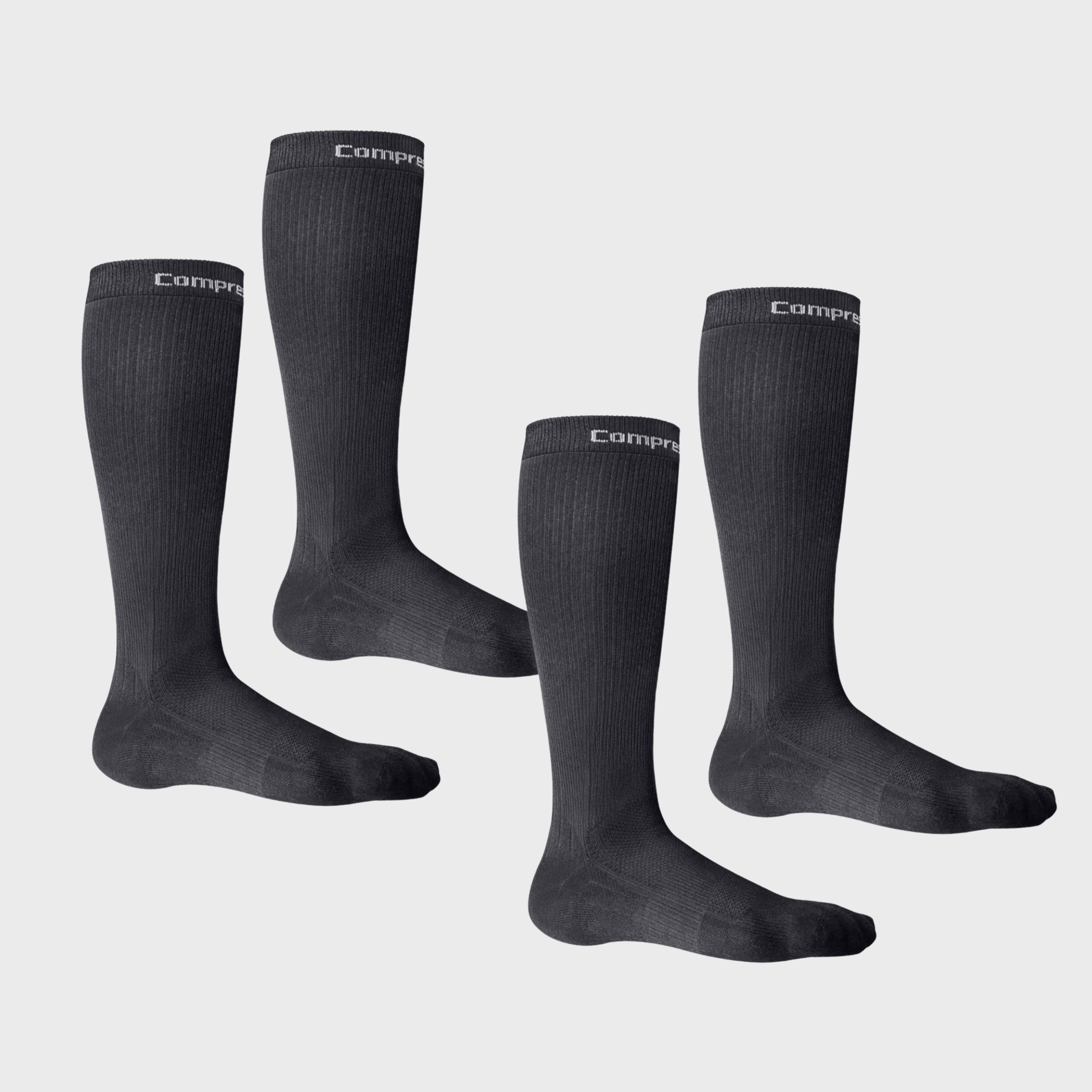 Compression Socks (20-30 mmHg) - Black 2 Pack
