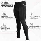 Compression Pants Men for Workout, Sports, High-Performance Support, Optimal Base Layer, Breathable Fabric, Athlete Approved, Superior Quality