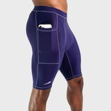 Men's 9" Original Compression Shorts W/ Pockets - Navy