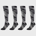 Compression Socks (30-40 mmHg) - Argyle Black 2 Pack