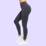 Women's Compression Leggings - Carbon Gray