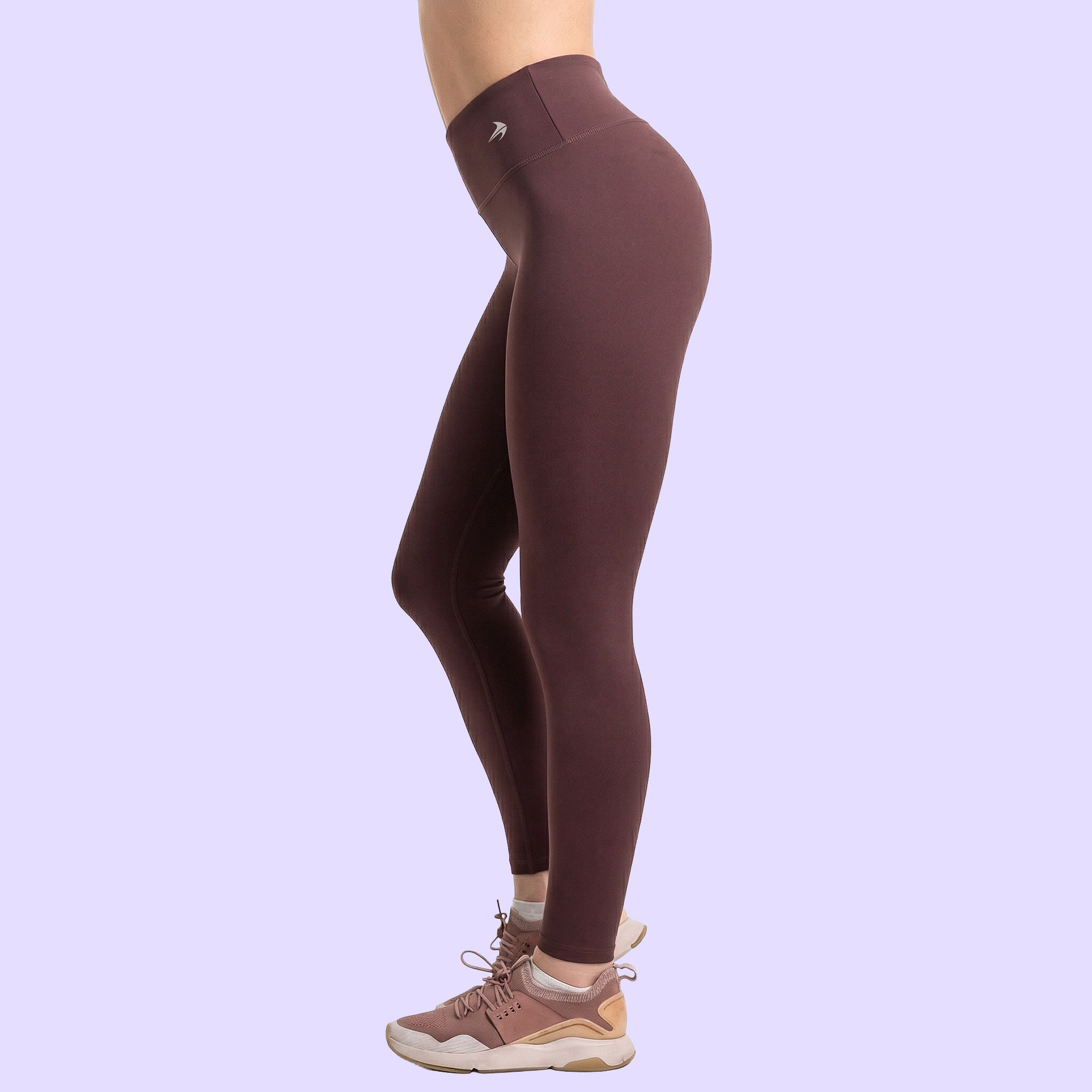 Women's Compression Leggings - Brown