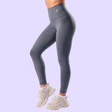 Women's Compression Leggings Super High Waist - Carbon Gray