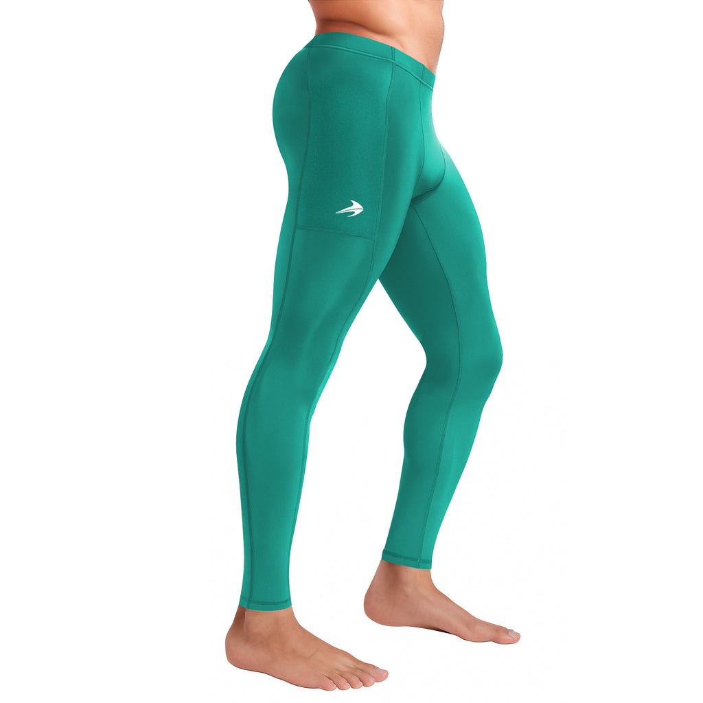 Men's Compression Pants - Green