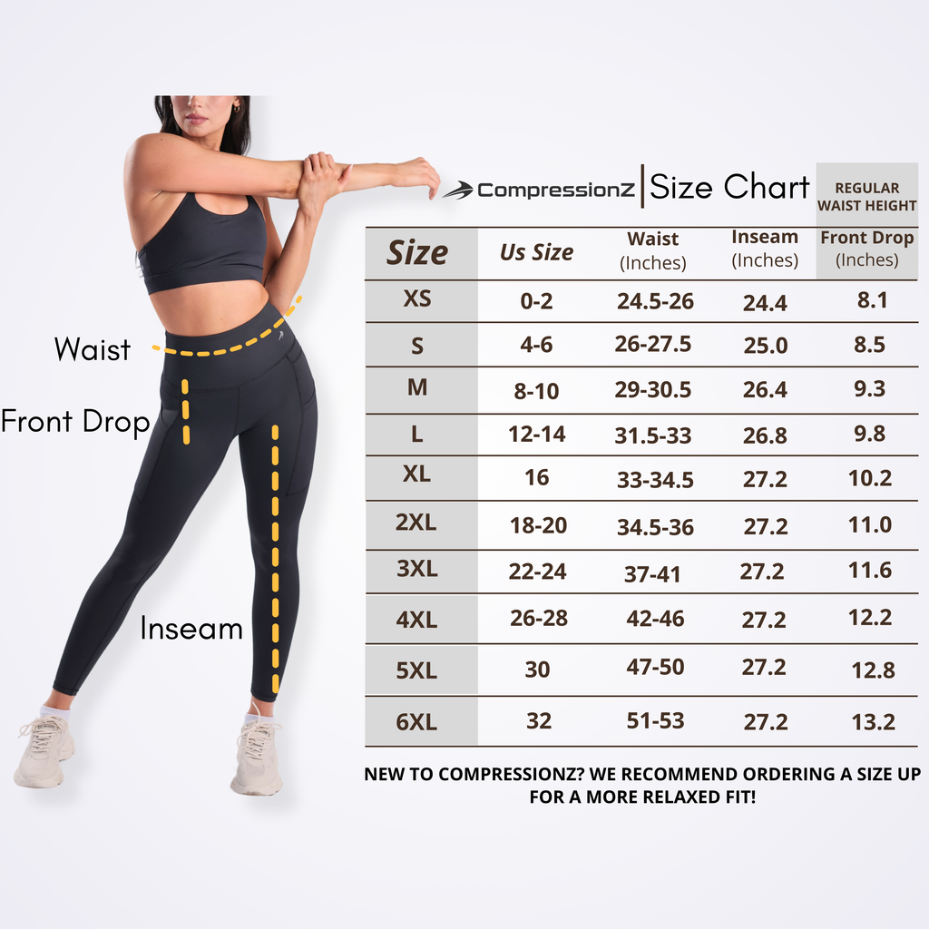 Women's Compression Leggings - Black