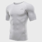 Men's Compression Short Sleeve Shirt - White
