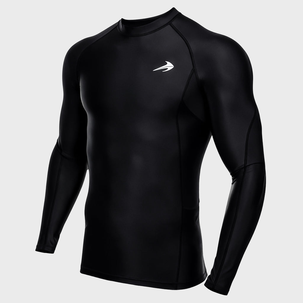 Men's Compression Long Sleeve Shirt - Black