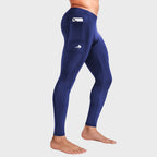Men's Compression Pants W/ Pockets - Navy