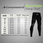 Men's Compression Pants W/ Pockets - Dark Gray