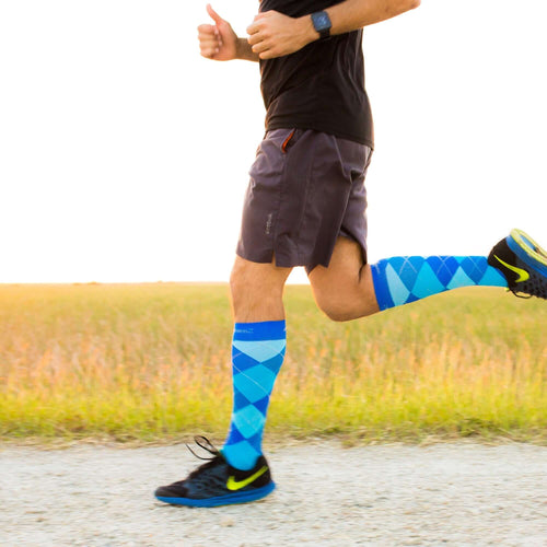 CompressionZ Compression Socks For Men & Women, Graduated Compression Socks, Enhanced Mobility and Circulation, Ultimate Comfort Fit, Knee-High Length with Secure Cuff