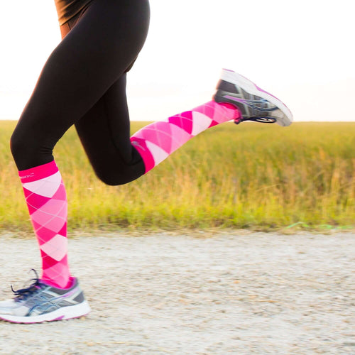 CompressionZ Compression Socks For Men & Women, Graduated Compression Socks, Enhanced Mobility and Circulation, Ultimate Comfort Fit, Knee-High Length with Secure Cuff