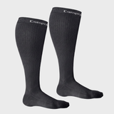 Wide Calf Compression Socks (30-40 mmHg) - Black