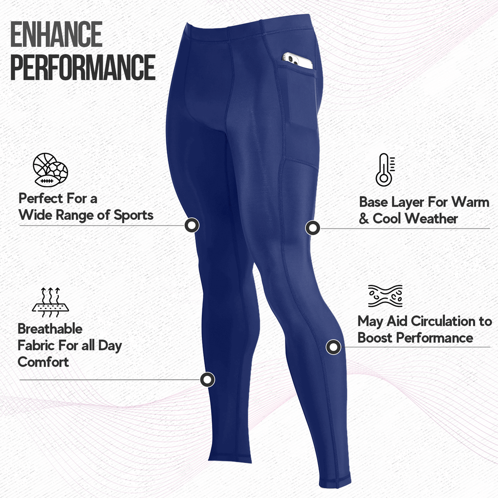 Compression Pants Men for Workout, Sports, High-Performance Support, Optimal Base Layer, Breathable Fabric, Athlete Approved, Superior Quality
