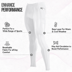 Compression Pants Men for Workout, Sports, High-Performance Support, Optimal Base Layer, Breathable Fabric, Athlete Approved, Superior Quality