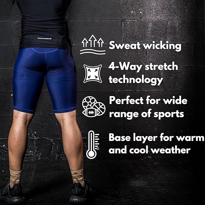 Men's 9" Original Compression Shorts W/ Pockets