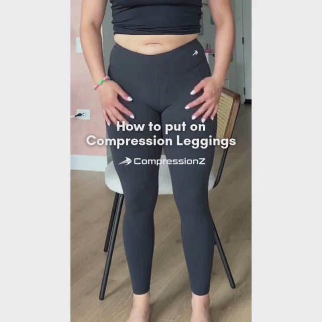 Women's Compression Leggings - Black