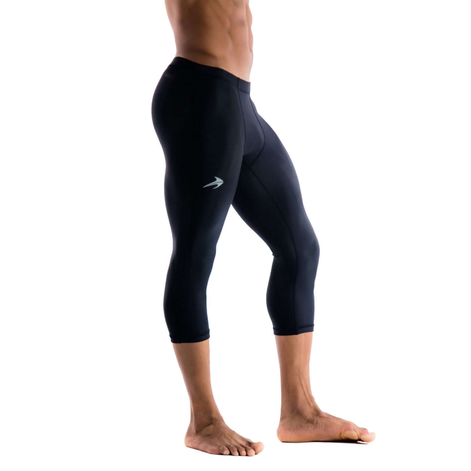 Men's Compression Pants Black Men's Capri