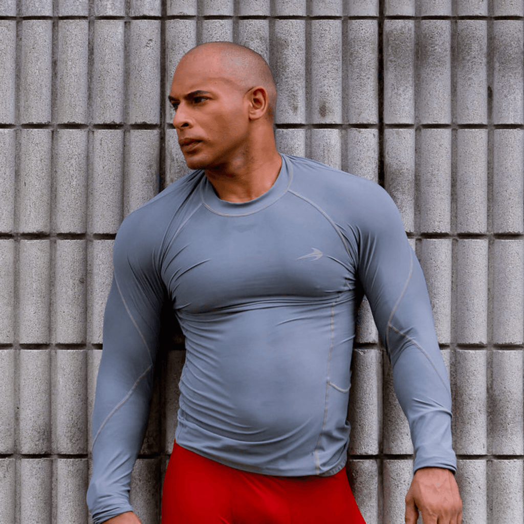 CompressionZ Mens Quick Dry Compression Long Sleeve, Soft & Comfortable Fabric, Breathable & Quick-Drying, Optimized Muscle Support, Durable & Reliable Performance Gear