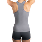 CompressionZ Women's Compression Tank Top Shapewear Racerback, FLAT LOCK SEAMS STITCHING, 4-WAY STRETCH TECHNOLOGY, SUPPORTIVE FIT, HIGH PERFORMANCE FABRIC