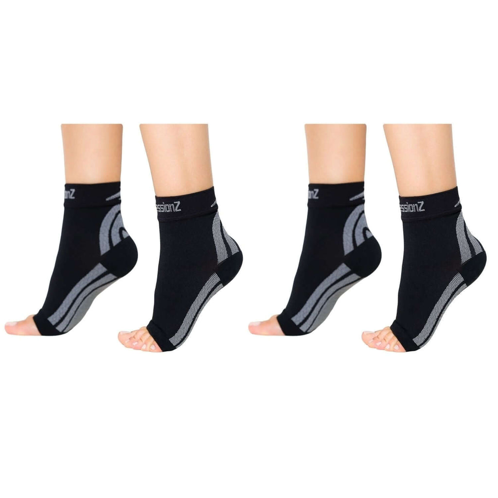 CompressionZ Plantar Fasciitis Socks, RELIEVE FOOT PAIN FAST, REDUCE SWELLING & STABILIZE ANKLE, COMFORTABLE ALL-DAY WEAR