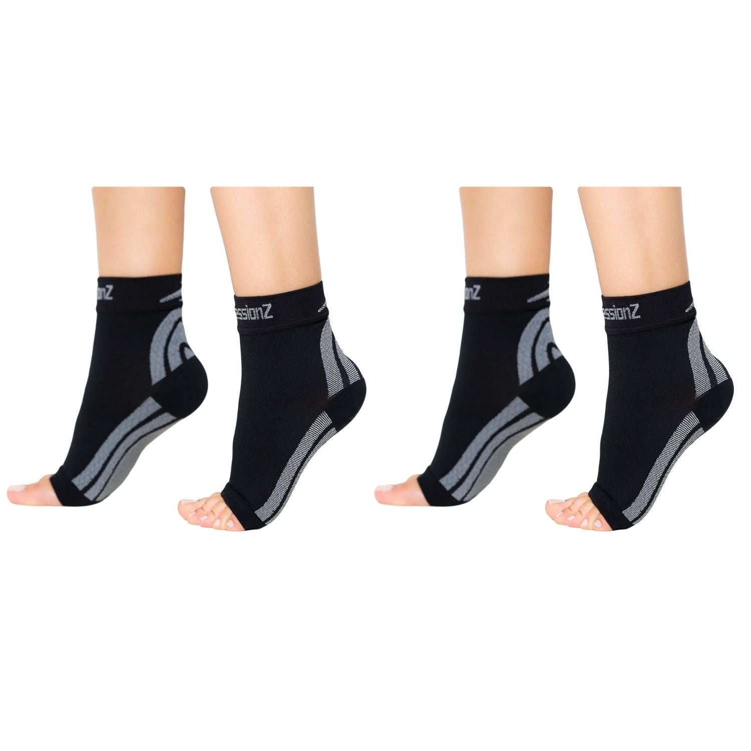 Foot Sleeves - Black 2 Pack