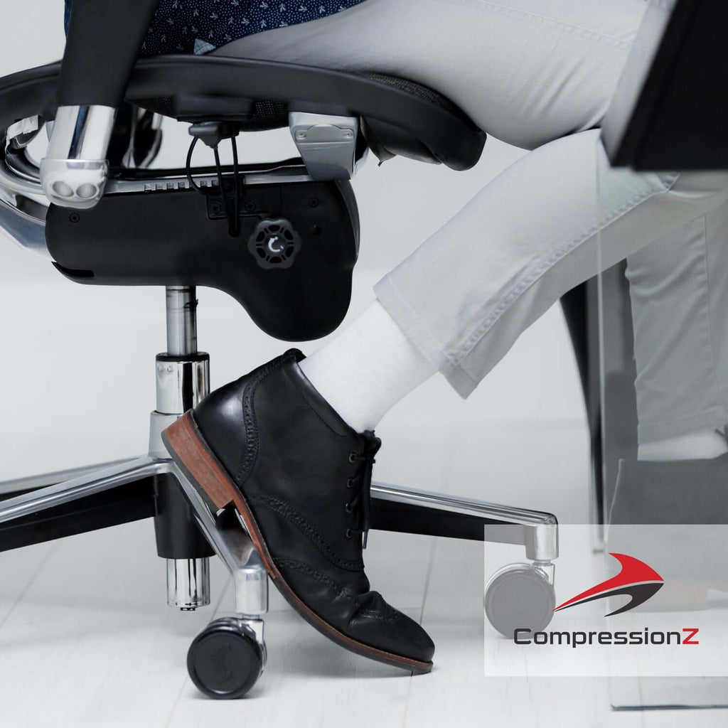 CompressionZ Compression Socks For Men & Women, Graduated Compression Socks, Enhanced Mobility and Circulation, Ultimate Comfort Fit, Knee-High Length with Secure Cuff