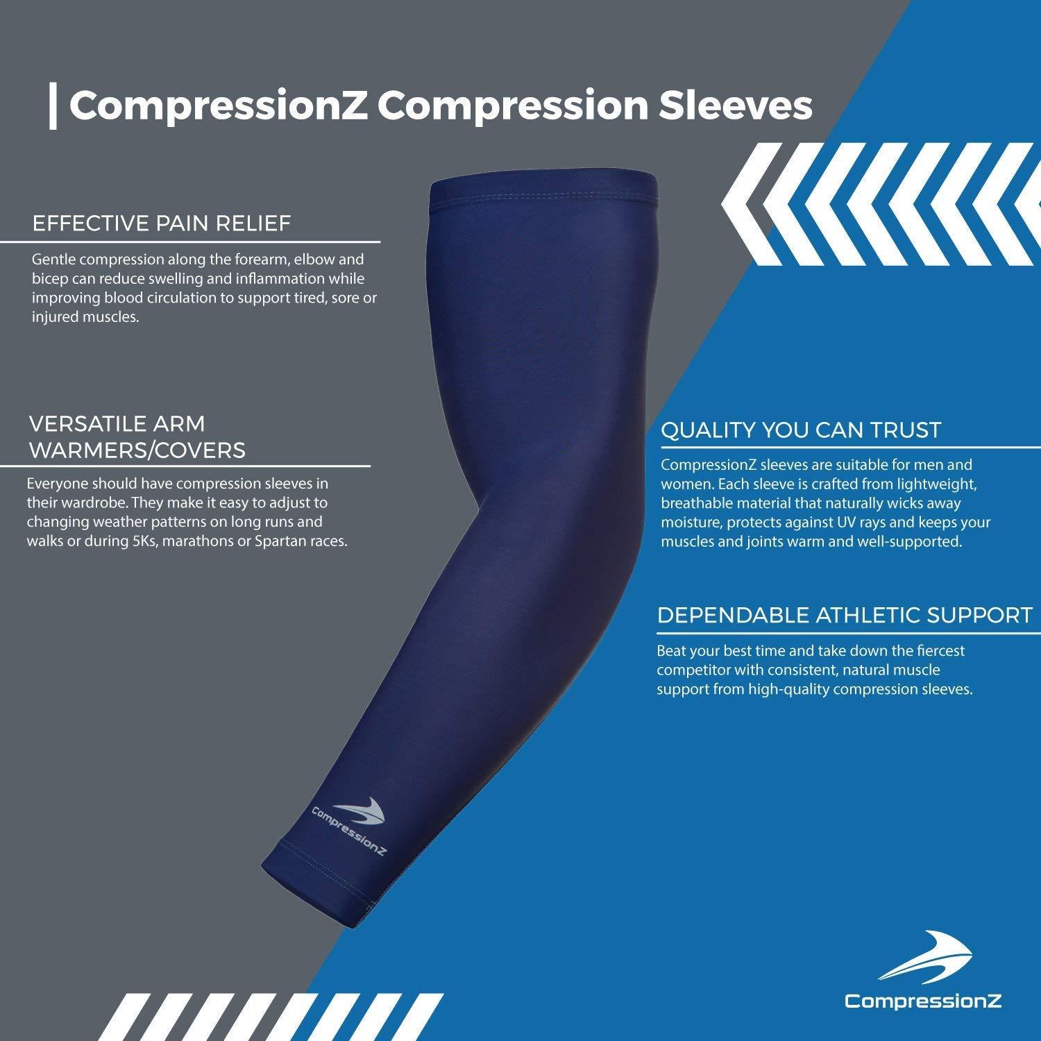 Youth Arm Sleeves (2 Sleeves) - Navy