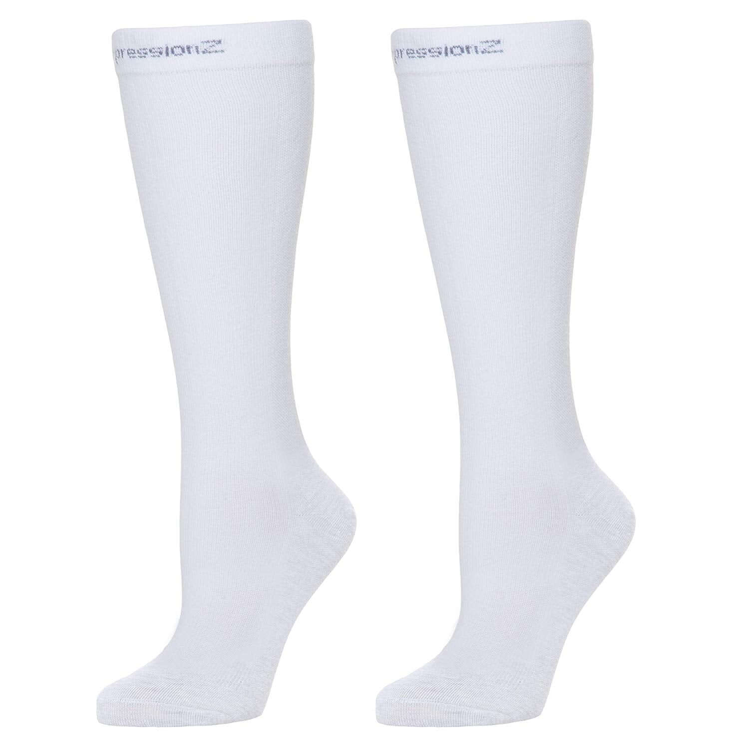 CompressionZ Compression Socks For Men & Women, Graduated Compression Socks, Enhanced Mobility and Circulation, Ultimate Comfort Fit, Knee-High Length with Secure Cuff