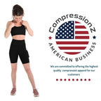 Women's Biker Shorts W/ Pockets - 7" Black